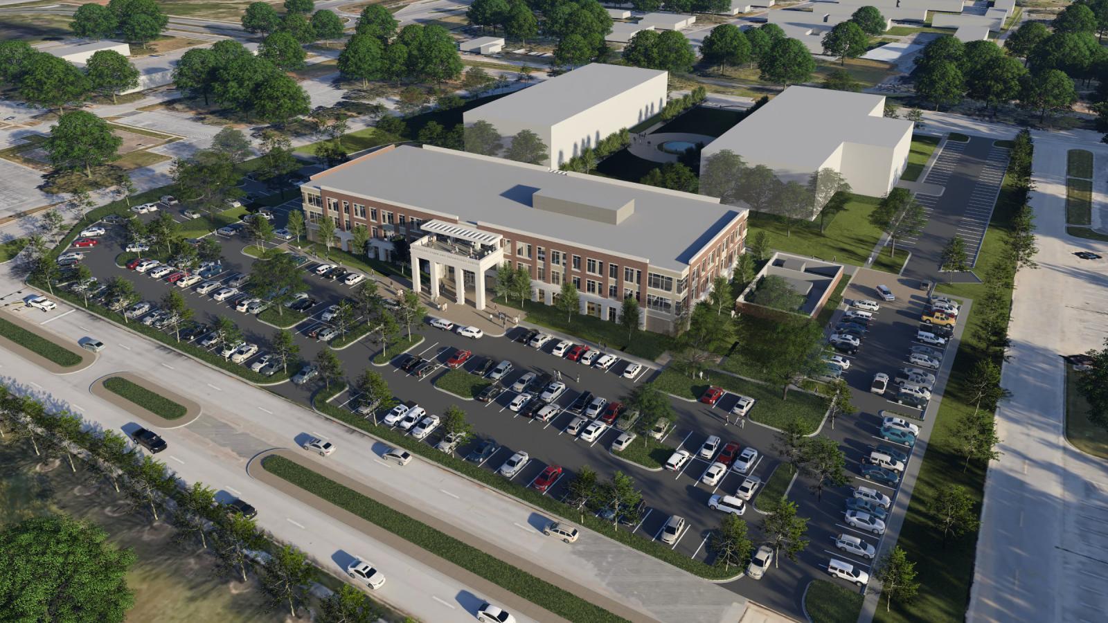 Aerial rendering of the MSCTC